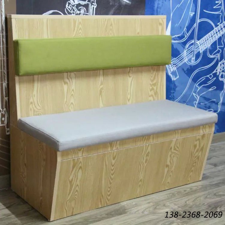 快餐店沙發(fā)，定做卡座廠家，眾美德生產(chǎn)沙發(fā)