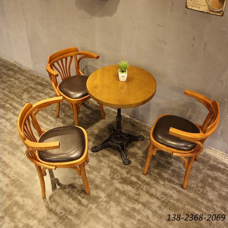 甜品店餐桌椅訂做，餐桌椅組合，休閑餐廳家具