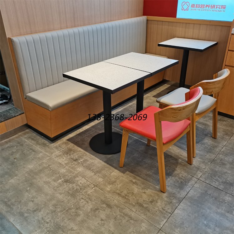 茶餐廳靠墻沙發(fā)訂制，餐